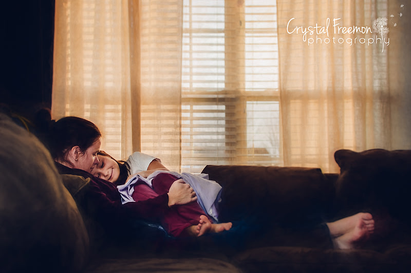Mother and Daughter quiet moment