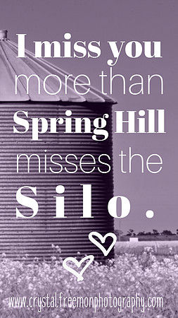Spring Hill TN Valentine's Card Silo