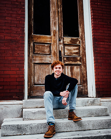 Senior Guy Session in Downtown Franklin TN
