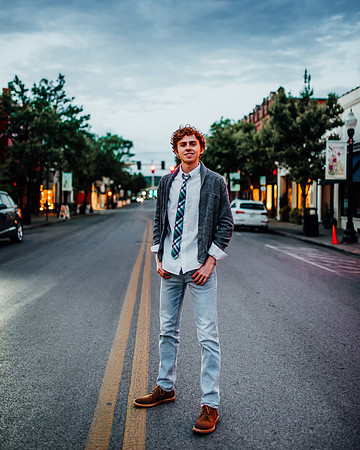 Senior Guy Session in Downtown Franklin TN